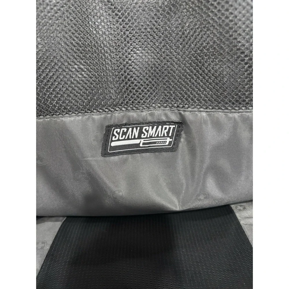 SwissGear ScanSmart Black Laptop Backpack TSA Travel Airflow Business Bag